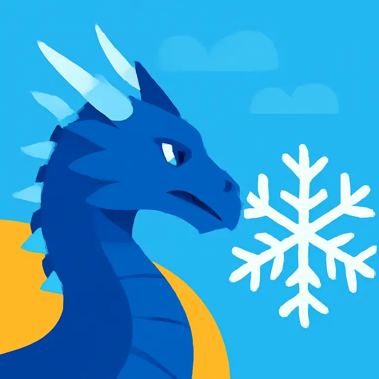 Холод и Дракон - обложка пазла