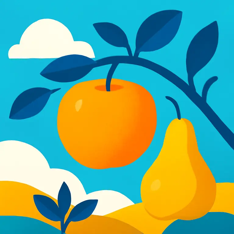 Фруктовый сад - обложка пазла