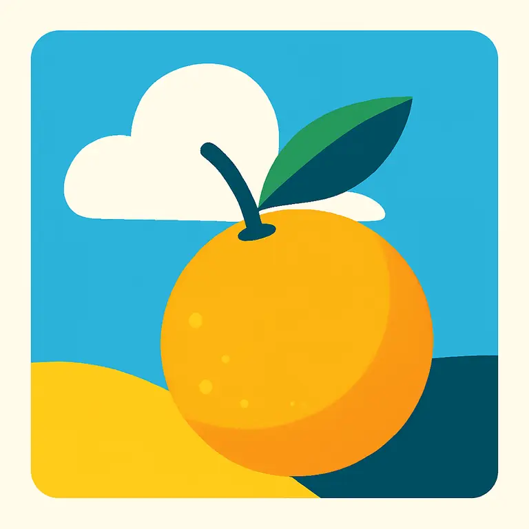 Небо и плоды - обложка пазла