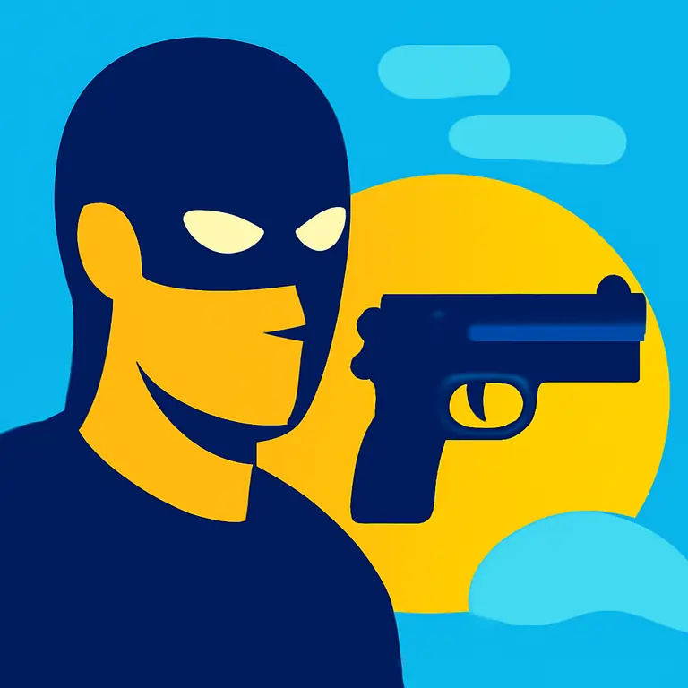 Мститель и киллер - обложка пазла