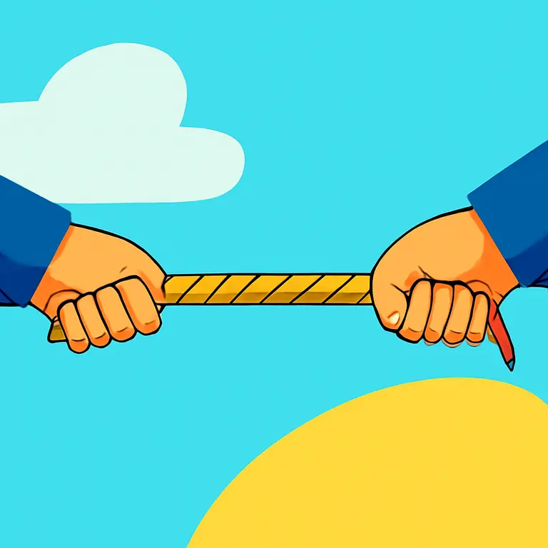 Натянутый трос - обложка пазла