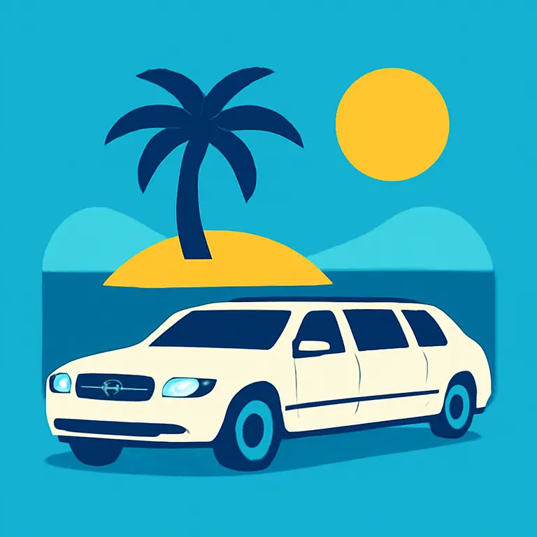 Лимузин Ямайка - обложка пазла