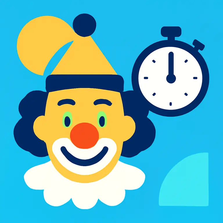 Клоунада секунд - обложка пазла