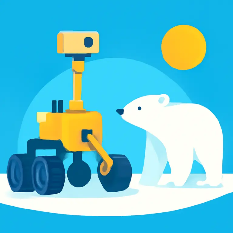 Полярный Марс - обложка пазла