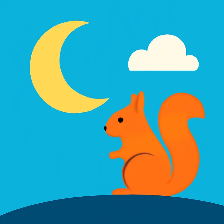 Вечер и Белка - обложка пазла