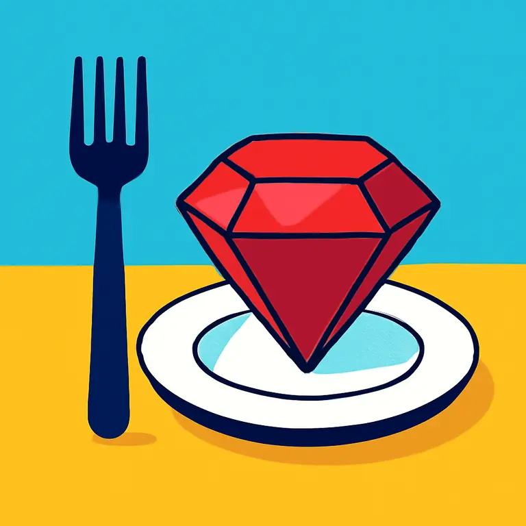 Голод и рубин - обложка пазла