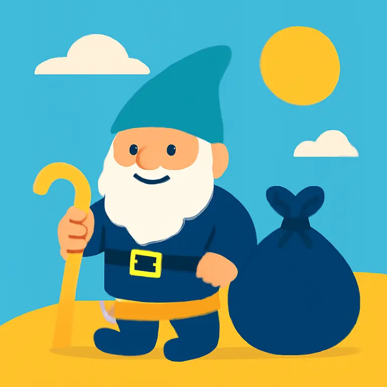 Бродячий Гном - обложка пазла