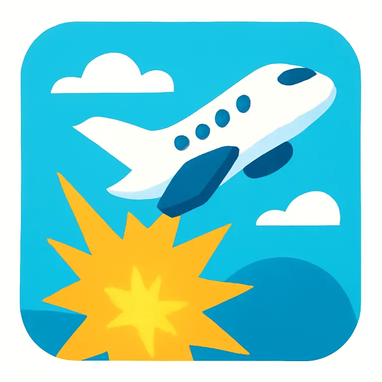 Авиаудар Этюд - обложка пазла