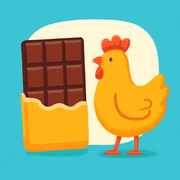 Шоколад и Кура - обложка пазла