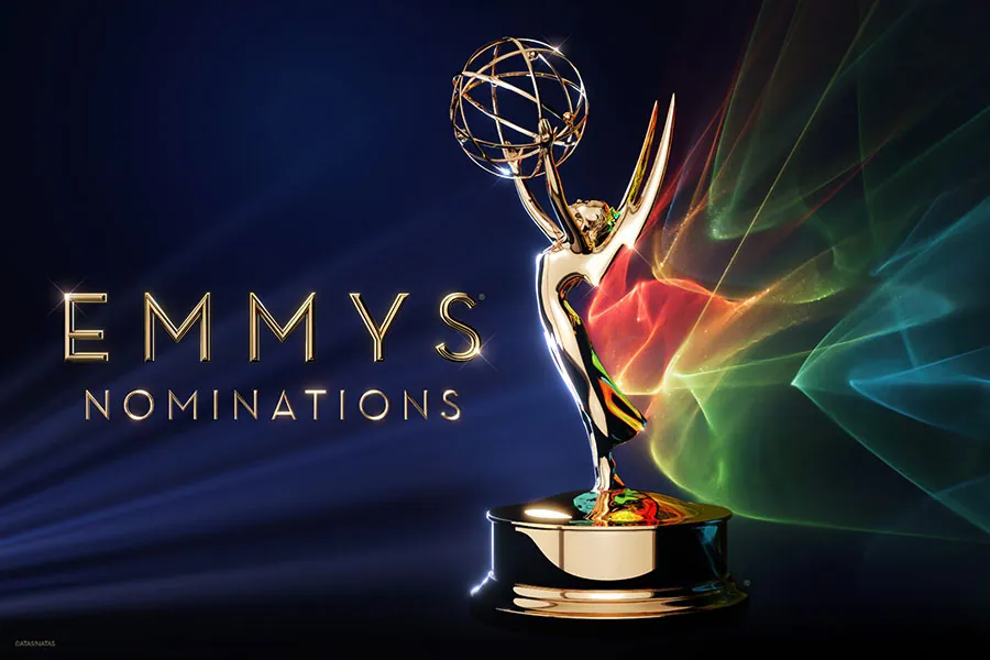 Estatuilla del Emmy en la gráfica oficial de las nominaciones de 2026